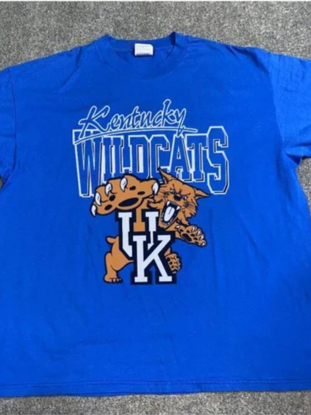 Vintage 90s NCAA Kentucky Wildcats Logo T Shirt, University of Kentucky Wildcats